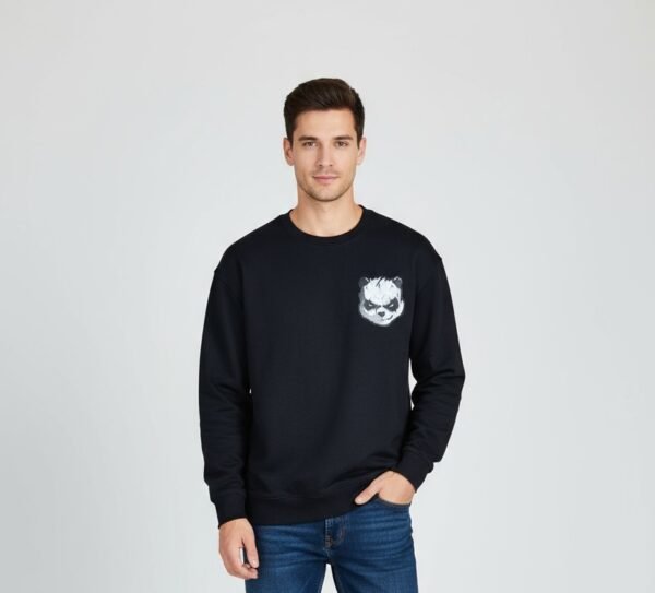 Sweatshirt Black Panda