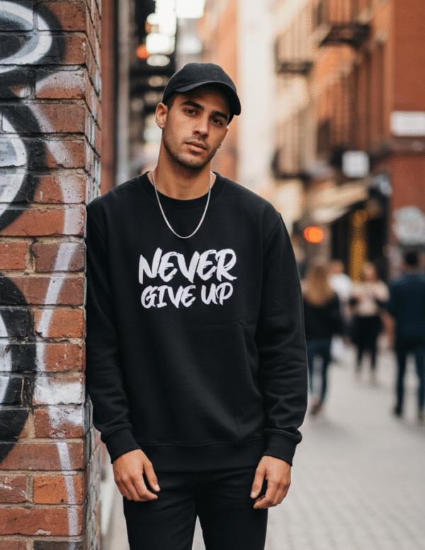 Sweatshirt Never Give Up