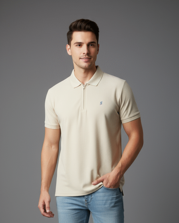 Zip Polo T-shirt